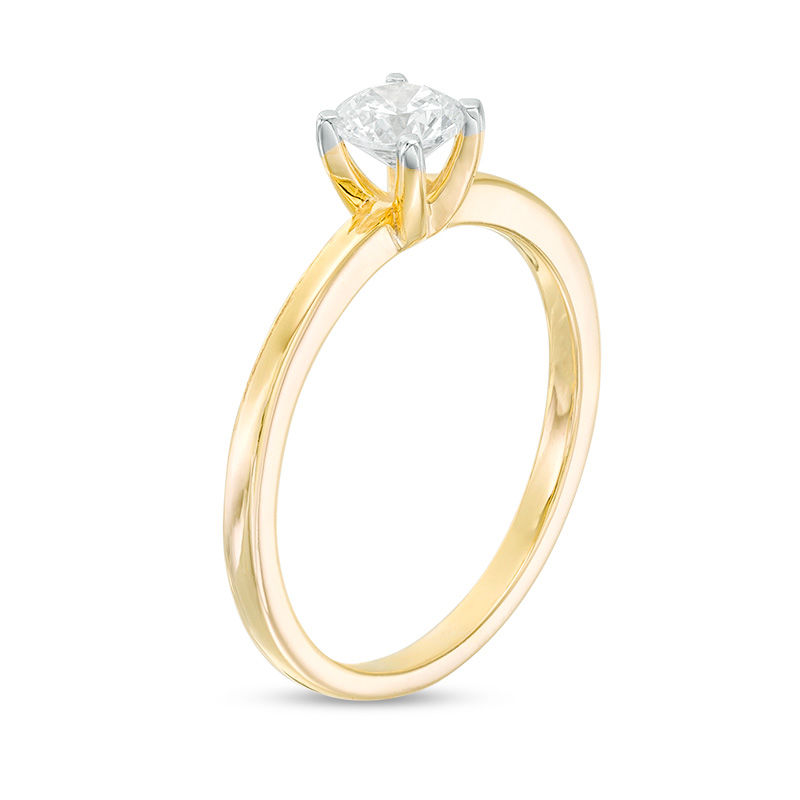 0.37 CT. Diamond Solitaire Engagement Ring in 14K Gold (I/I2)|Peoples Jewellers