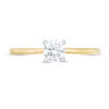 0.37 CT. Diamond Solitaire Engagement Ring in 14K Gold (I/I2)