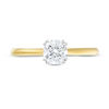 Thumbnail Image 4 of 0.58 CT. Diamond Double Prong Solitaire Engagement Ring in 14K Gold (I/I2)