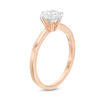 Thumbnail Image 3 of 0.58 CT. Diamond Solitaire Engagement Ring in 14K Rose Gold (I/I2)