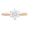 Thumbnail Image 4 of 0.58 CT. Diamond Solitaire Engagement Ring in 14K Rose Gold (I/I2)