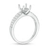 0.37 CT. T.W. Diamond Double Row Semi-Mount in 14K White Gold