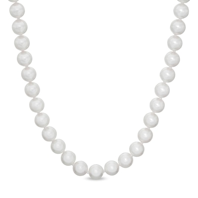 6.0-6.5mm Akoya Cultured Pearl Strand Necklace with 14K Gold Clasp