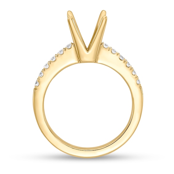 0.29 CT. T.W. Diamond Semi-Mount in 14K Gold