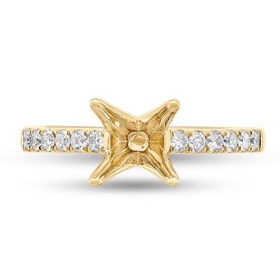 0.29 CT. T.W. Diamond Semi-Mount in 14K Gold