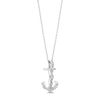 Hallmark Diamonds Inspiration 0.14 CT. T.W. Diamond Anchor Pendant in Sterling Silver