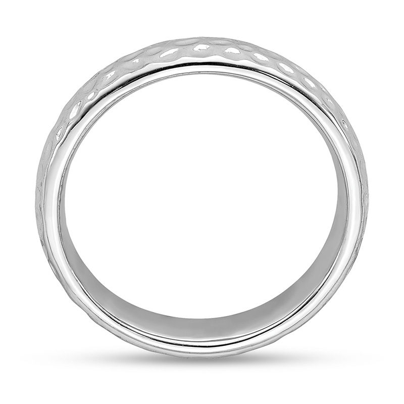Stackable Expressions™ 4.5mm Hammered Ring in Sterling Silver|Peoples Jewellers