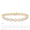 0.23 CT. T.W. Diamond Geometric Marquise Link Bracelet in 10K Gold - 7.25"