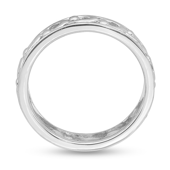 Stackable Expressions™ Alternating Bead Ring in Sterling Silver