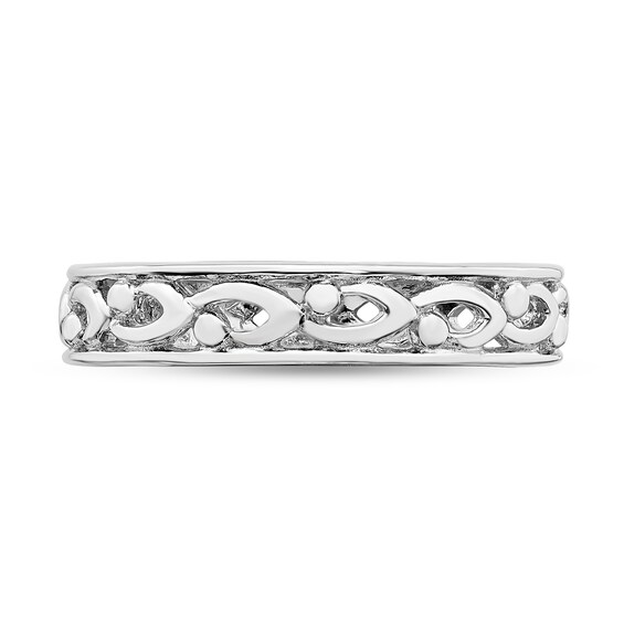 Stackable Expressions™ Alternating Bead Ring in Sterling Silver