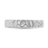 Thumbnail Image 2 of Stackable Expressions™ 4.0mm Hammered Band in Sterling Silver