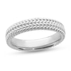 Thumbnail Image 0 of Stackable Expressions™ 4.5mm Tire Tread Band in Sterling Silver