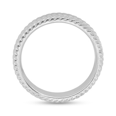 Stackable Expressions™ 4.5mm Tire Tread Band in Sterling Silver