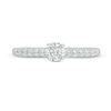 0.60 CT. T.W. Certified Canadian Diamond Engagement Ring in 14K White Gold (I/I1)