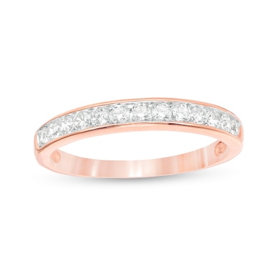 CT. T.W. Diamond Anniversary Band in 10K Rose Gold