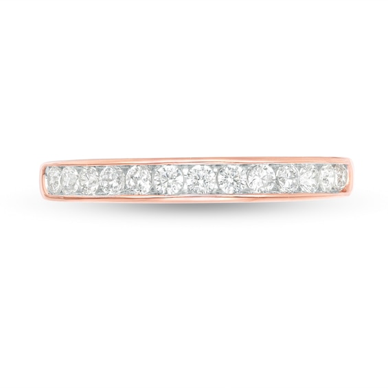 CT. T.W. Diamond Anniversary Band in 10K Rose Gold