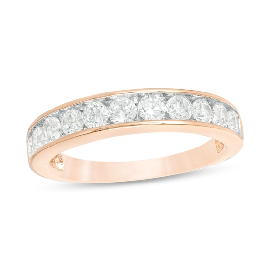 0.75 CT. T.W. Diamond Anniversary Band in 10K Rose Gold | Peoples Jewellers