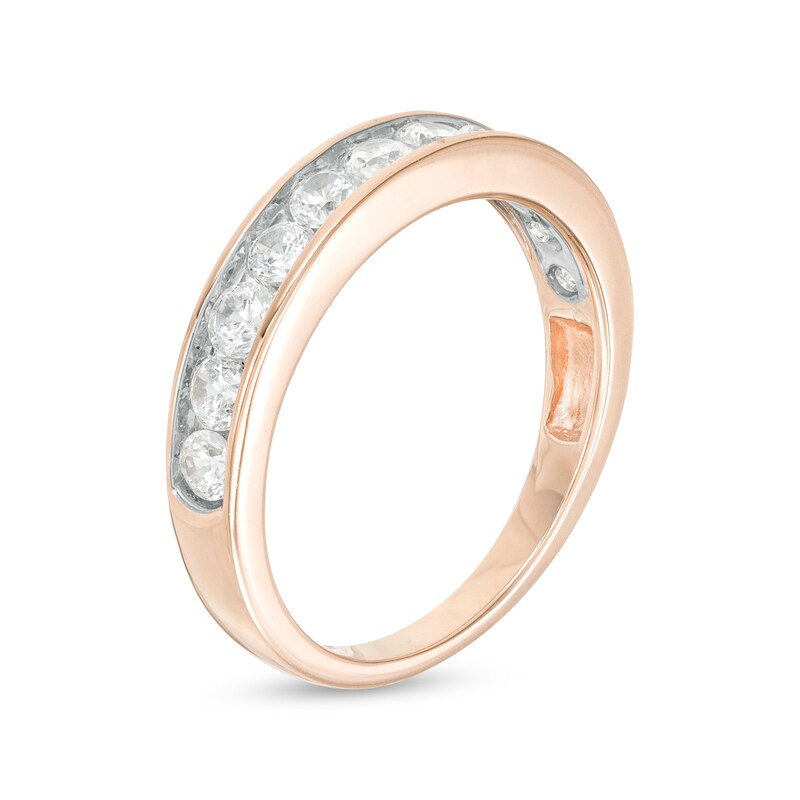 Main Image 3 of 0.75 CT. T.W. Diamond Anniversary Band in 10K Rose Gold