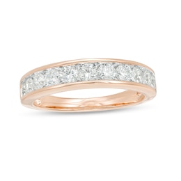 0.85 CT. T.W. Diamond Anniversary Band in 10K Rose Gold