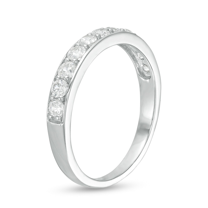 Main Image 3 of 0.58 CT. T.W. Diamond Anniversary Band in 10K White Gold