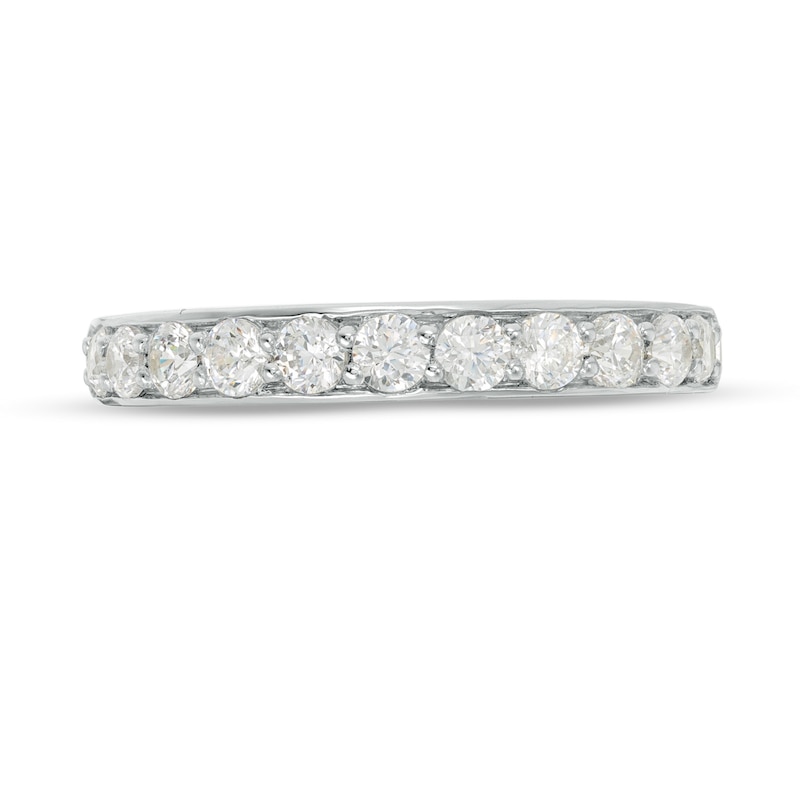 Main Image 4 of 0.58 CT. T.W. Diamond Anniversary Band in 10K White Gold