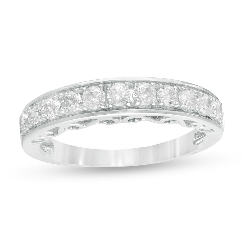 CT. T.W. Diamond Anniversary Band in 10K White Gold|Peoples Jewellers