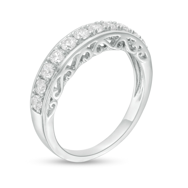 CT. T.W. Diamond Anniversary Band in 10K White Gold|Peoples Jewellers