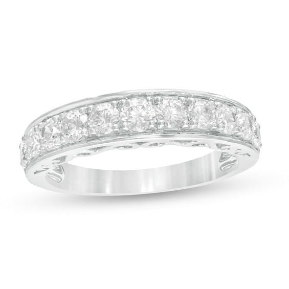 0.85 CT. T.W. Diamond Anniversary Band in 10K White Gold