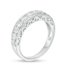 Thumbnail Image 3 of 0.85 CT. T.W. Diamond Anniversary Band in 10K White Gold