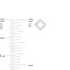 Thumbnail Image 2 of 0.067 CT. T.W. Diamond Tilted Square Outline Stud Earrings in Sterling Silver