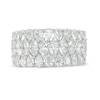 Vera Wang Love Collection 2.95 CT. T.W. Certified Diamond Multi-Row Band in 14K White Gold (I/SI2)