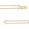 Thumbnail Image 3 of 0.23 CT. T.W. Pear-Shaped Diamond Station Double Strand Bracelet in 10K Gold - 7.25&quot;