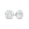 1.00 CT. T.W. Diamond Solitaire Stud Earrings in 14K White Gold