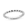 Stackable Expressions™ 2.5mm Twist Antique-Finished Ring in Sterling Silver