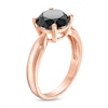 Thumbnail Image 2 of 3.00 CT. Black Diamond Solitaire Engagement Ring in 10K Rose Gold