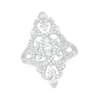 Thumbnail Image 0 of 0.95 CT. T.W. Diamond Marquise Filigree Ring in 10K White Gold