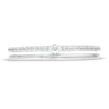 Thumbnail Image 3 of 0.18 CT. T.W. Oval Diamond Double Row Anniversary Band in 14K White Gold