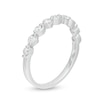 Thumbnail Image 2 of 0.30 CT. T.W. Diamond Wavy Wedding Band in 10K White Gold