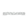 Thumbnail Image 3 of 0.30 CT. T.W. Diamond Wavy Wedding Band in 10K White Gold