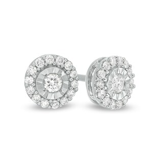 0.15 CT. T.W. Composite Diamond Stud Earrings in Sterling Silver