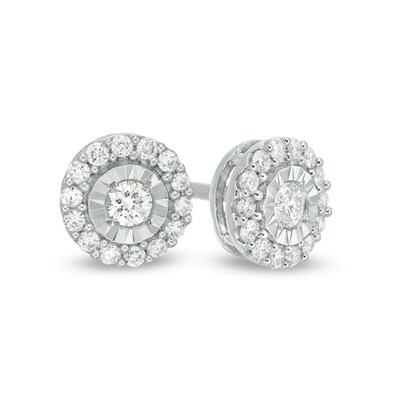 0.15 CT. T.W. Composite Diamond Stud Earrings in Sterling Silver