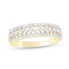 Thumbnail Image 0 of 0.45 CT. T.W. Diamond Multi-Row Band in 10K Gold