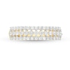 Thumbnail Image 3 of 0.45 CT. T.W. Diamond Multi-Row Band in 10K Gold