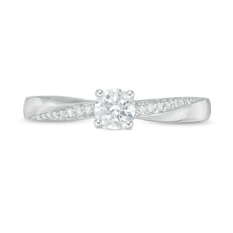 0.29 CT. T.W. Diamond Engagement Ring in 10K Gold