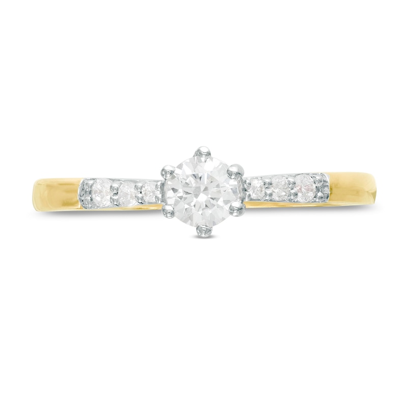 0.29 CT. T.W. Diamond Engagement Ring in 10K Gold