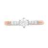 0.29 CT. T.W. Diamond Engagement Ring in 10K Rose Gold