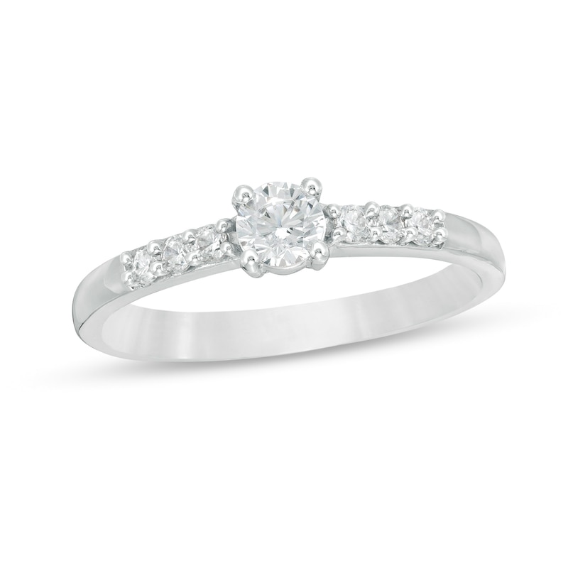 0.29 CT. T.W. Diamond Engagement Ring in 10K Gold