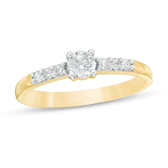 0.29 CT. T.W. Diamond Engagement Ring in 10K Gold