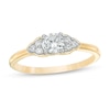 Thumbnail Image 1 of 0.37 CT. T.W. Diamond Tri-Sides Engagement Ring in 10K Gold