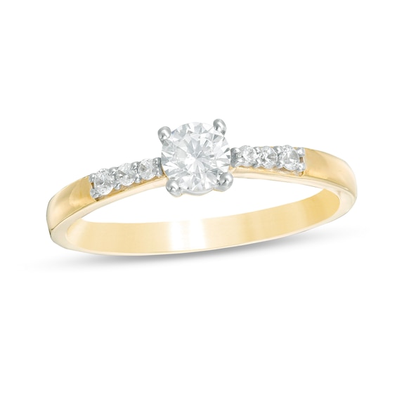 0.29 CT. T.W. Diamond Engagement Ring in 10K Gold